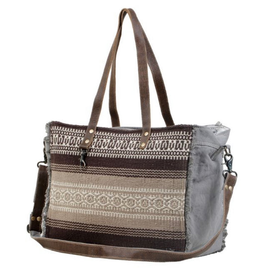 Tribal Print Weekender Bag