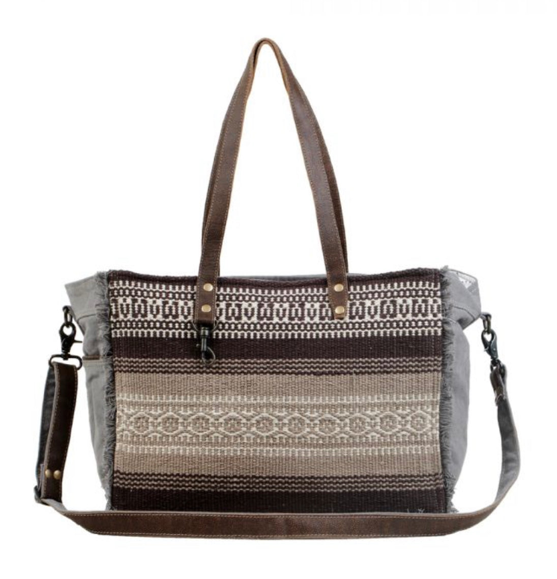Tribal Print Weekender Bag
