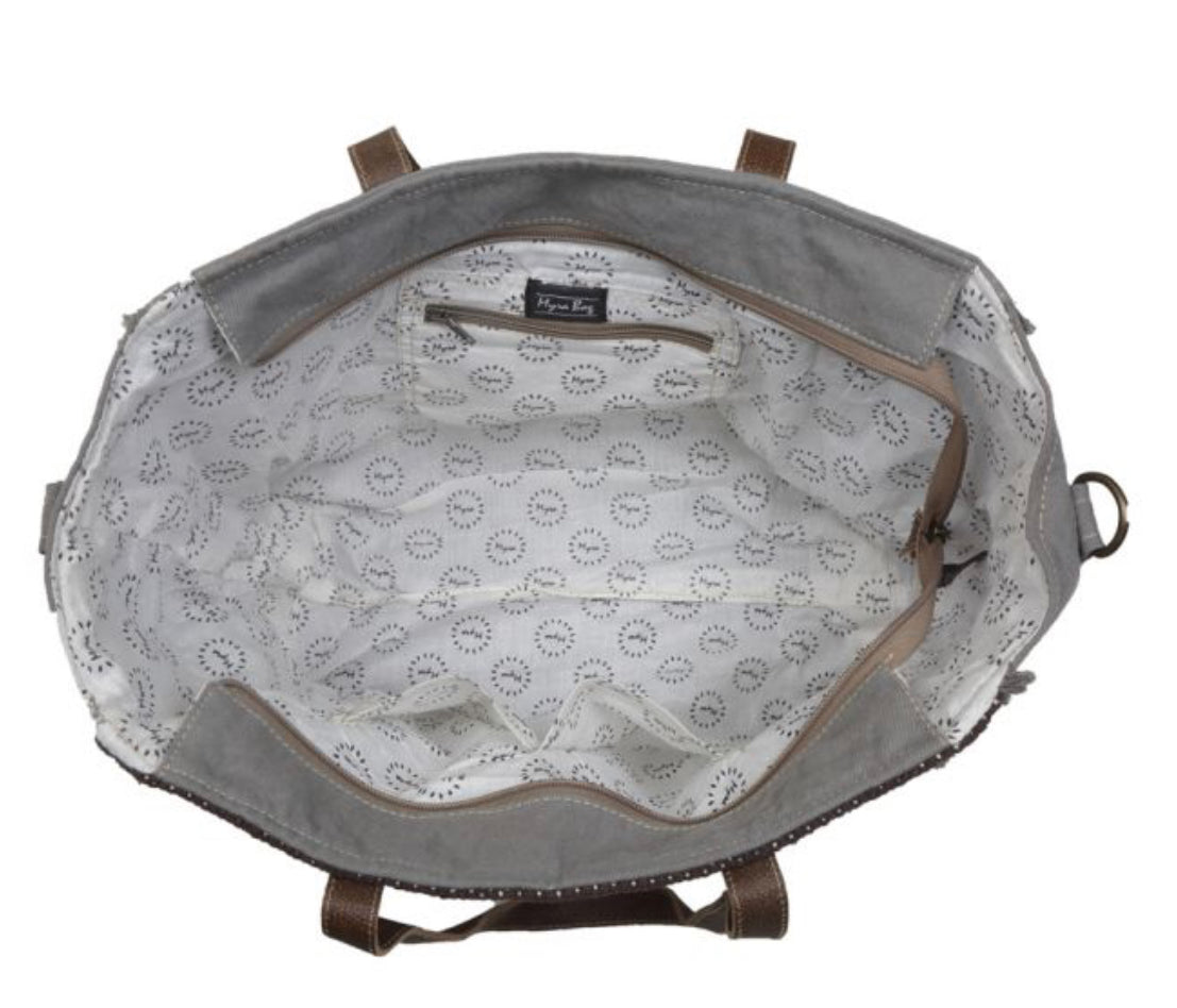 Tribal Print Weekender Bag