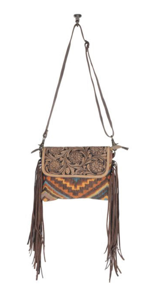 Harley Quinn Hand Tooled Bag