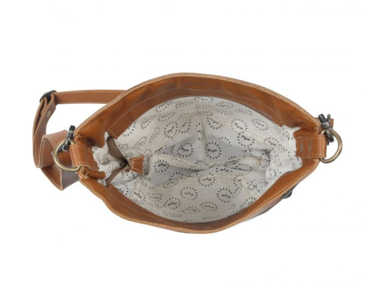 Blue Spring Hand Tooled Bag