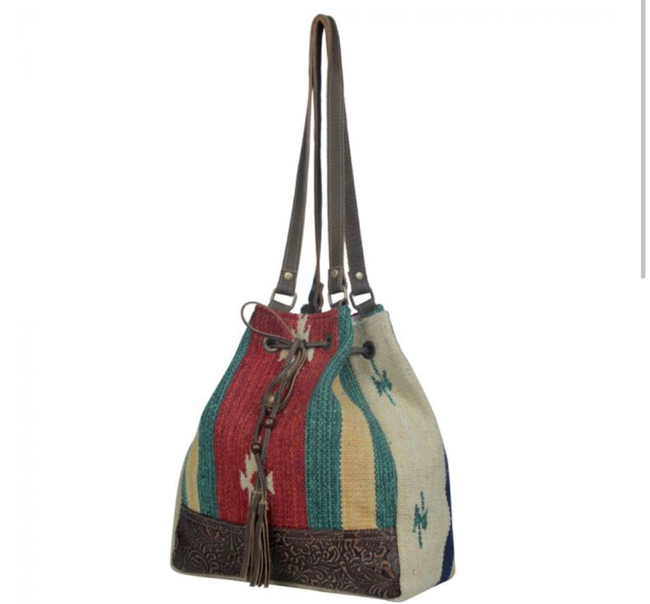 Radiant Red Bucket Bag