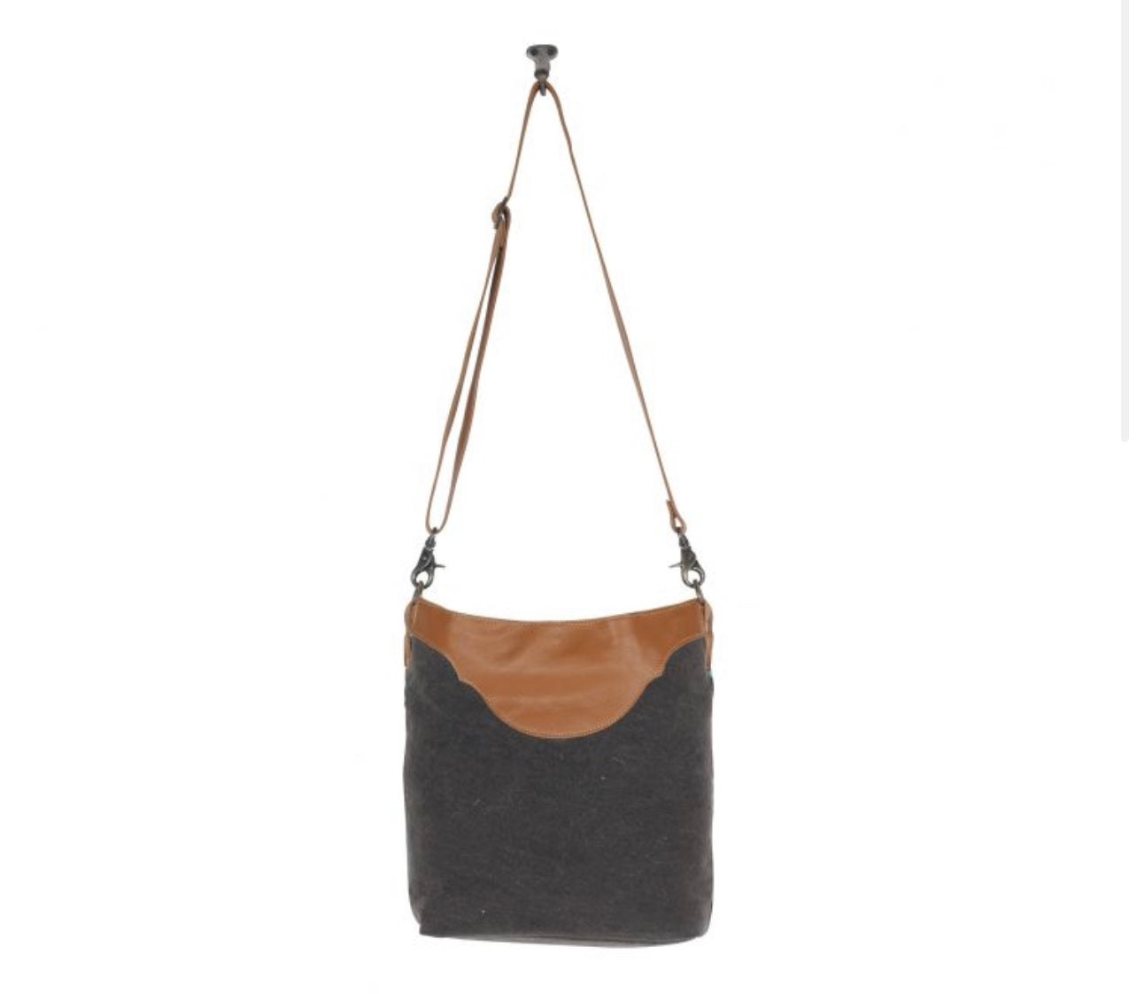 Blue Spring Hand Tooled Bag