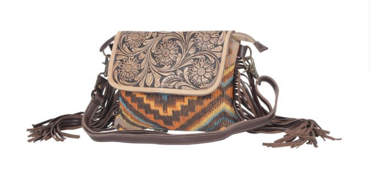Harley Quinn Hand Tooled Bag