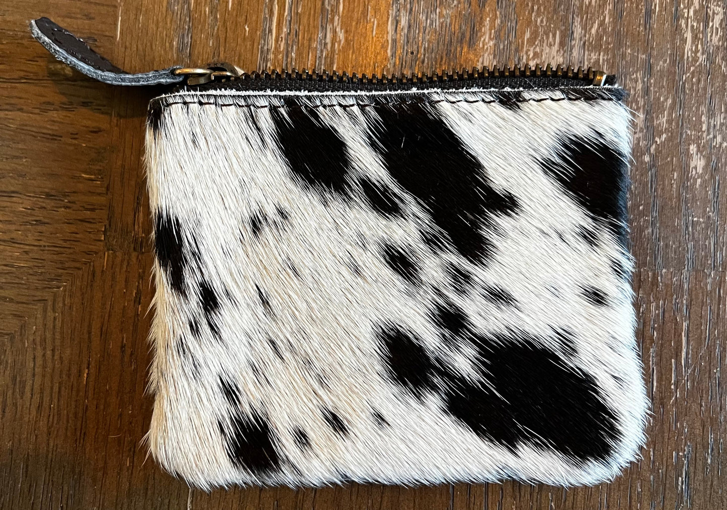 Hair on coin purse