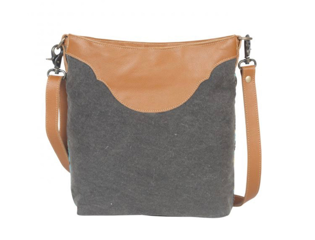 Blue Spring Hand Tooled Bag
