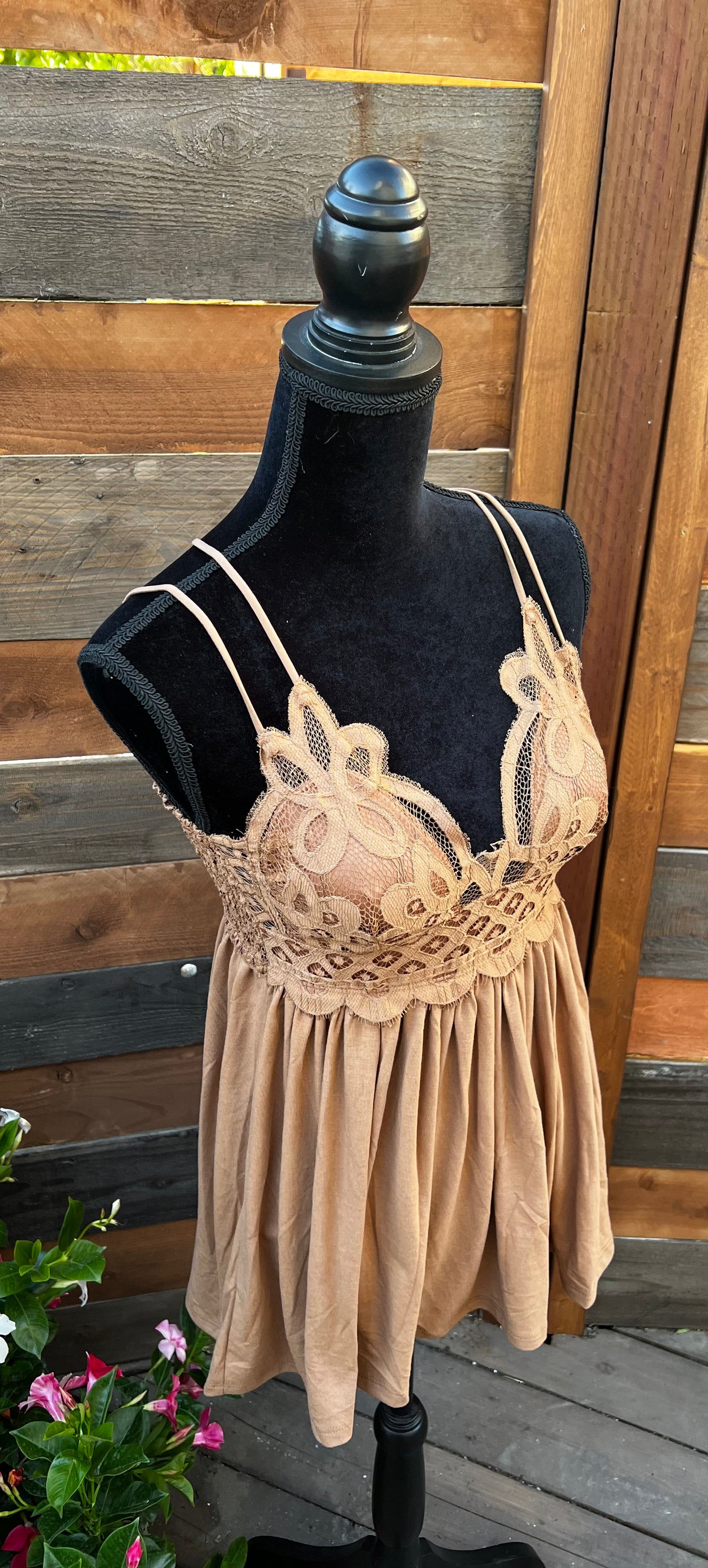Festival Top in camel