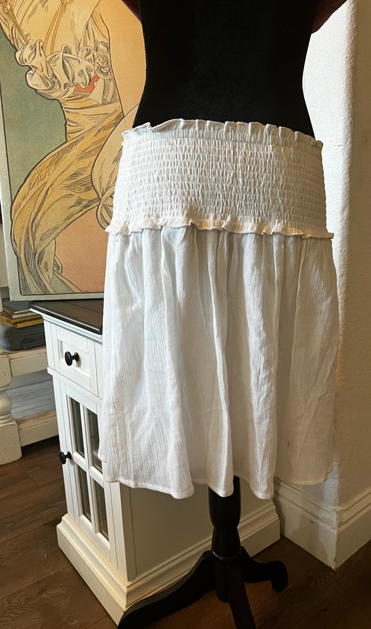 Linen Midi Skirt