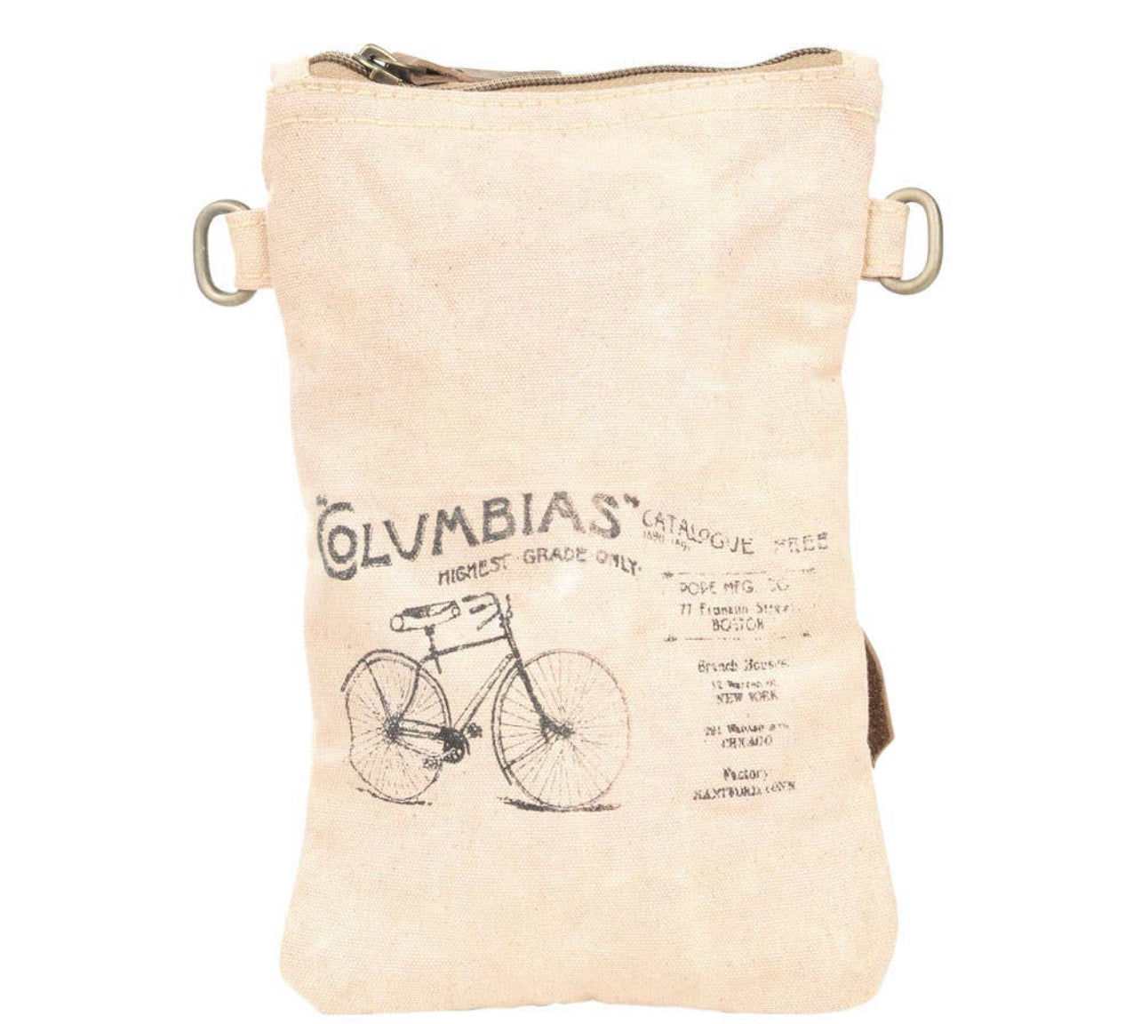 Columbias Passport Canvas Bag w/adjustable strap