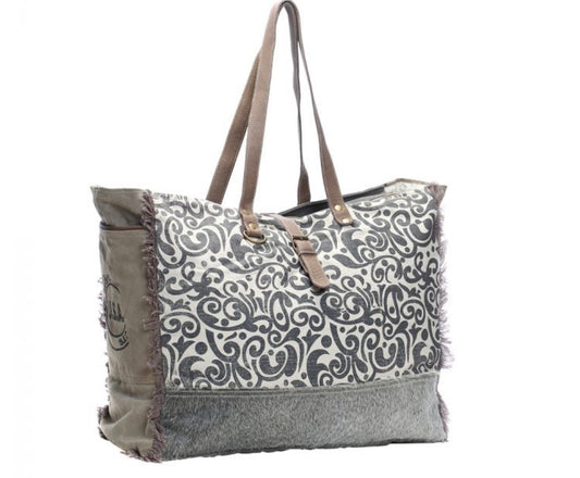 Floral Print Weekender Bag
