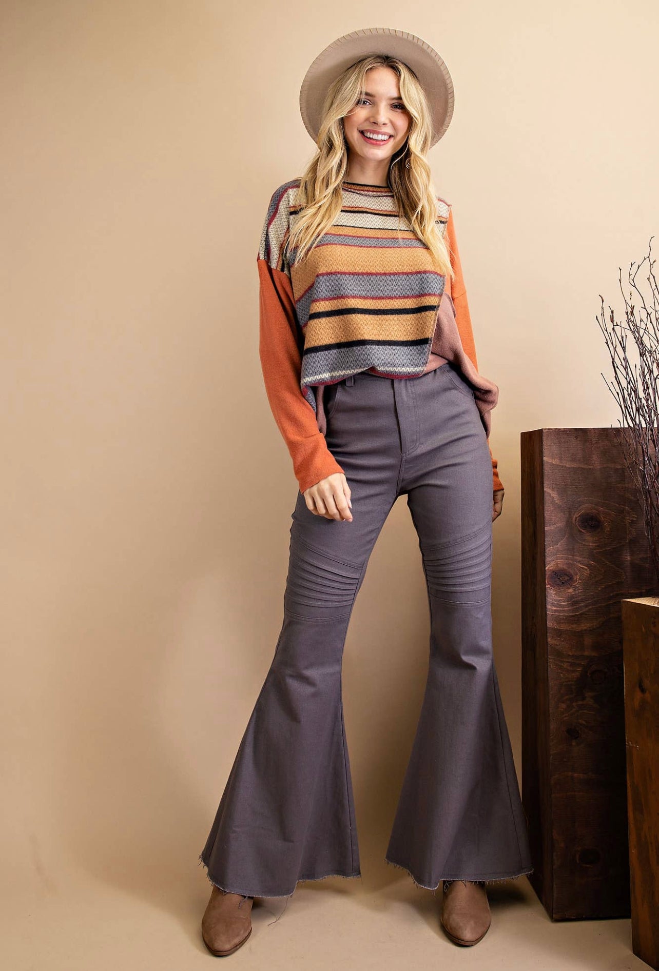 Flare Moto Pants