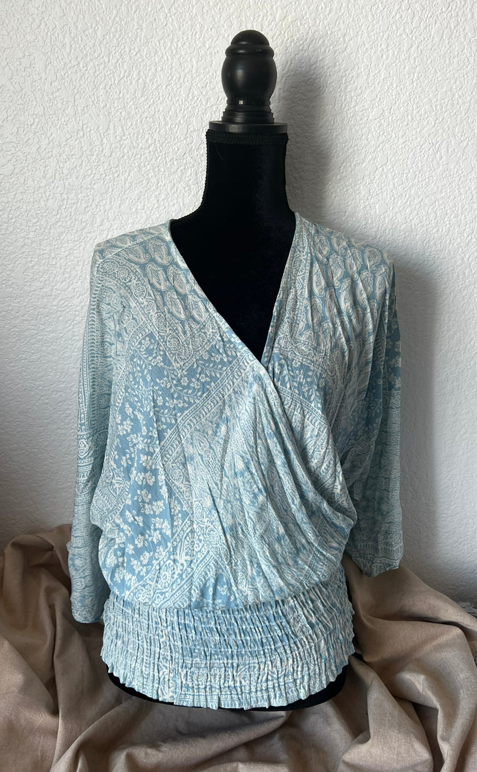 Blue Kimono top