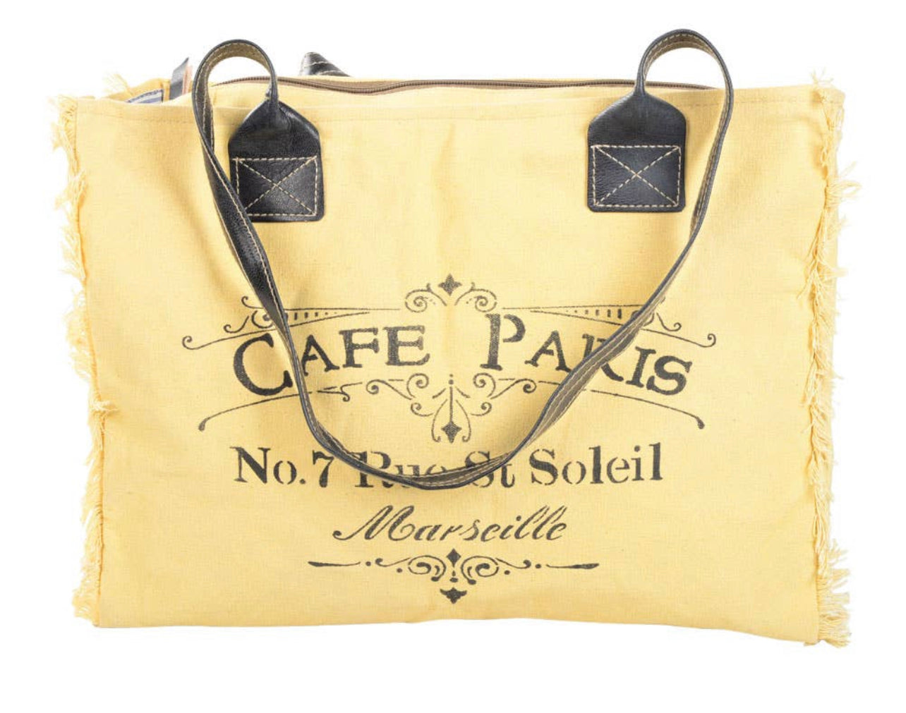Cafe Paris Yellow Tote bag