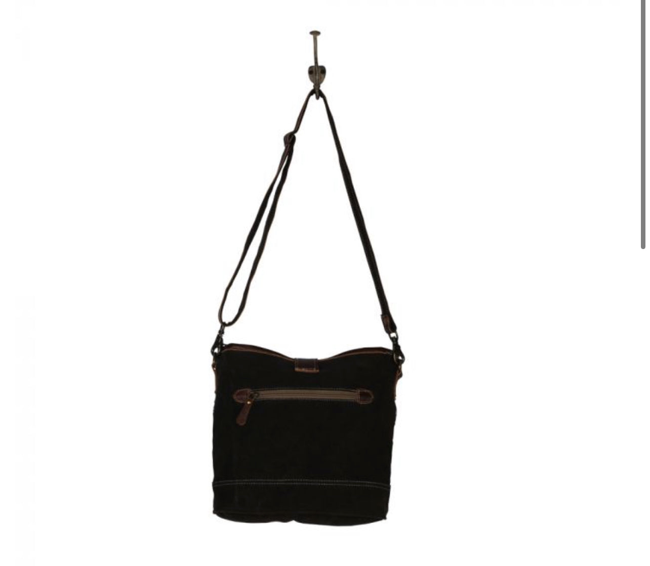 Rough textured shoulder bag