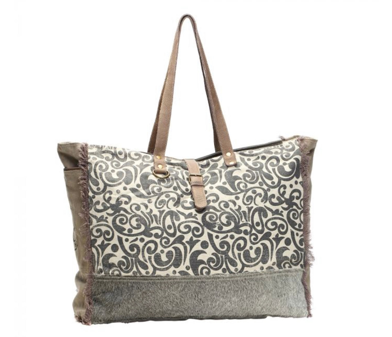 Floral Print Weekender Bag