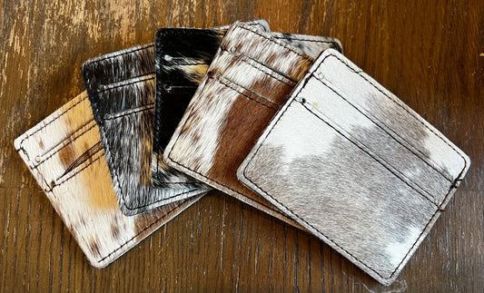 Hair on card wallet