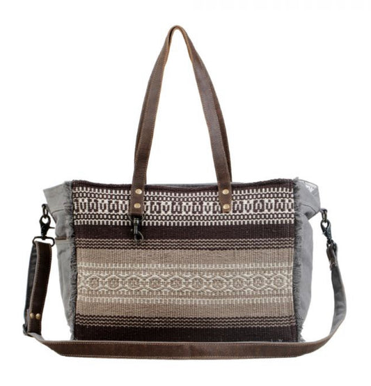 Tribal Print Weekender Bag