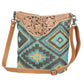 Blue Spring Hand Tooled Bag
