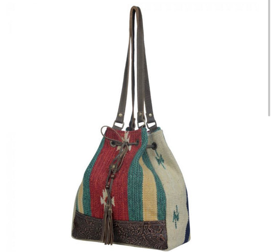 Radiant Red Bucket Bag