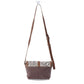 Leaf print small & crossbody bag