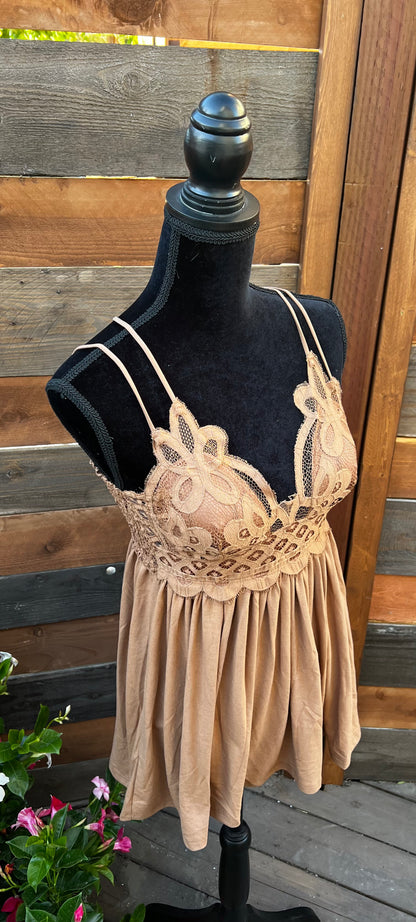 Festival Top in camel