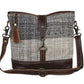 Rough textured shoulder bag