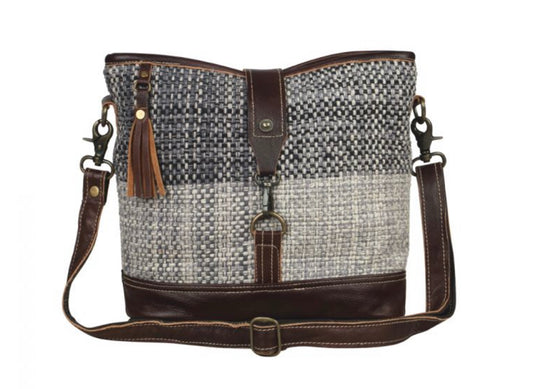 Rough textured shoulder bag