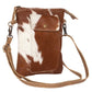 Leather Lithe Hair on Small Bag