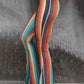High waist slim flare pants