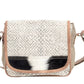 Recycled Rug w/Cowhide Crossbody