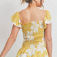 Smocked Peplum Top