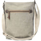 Coffee Print Canvas Crossbody Bag