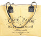 Cafe Paris Yellow Tote bag