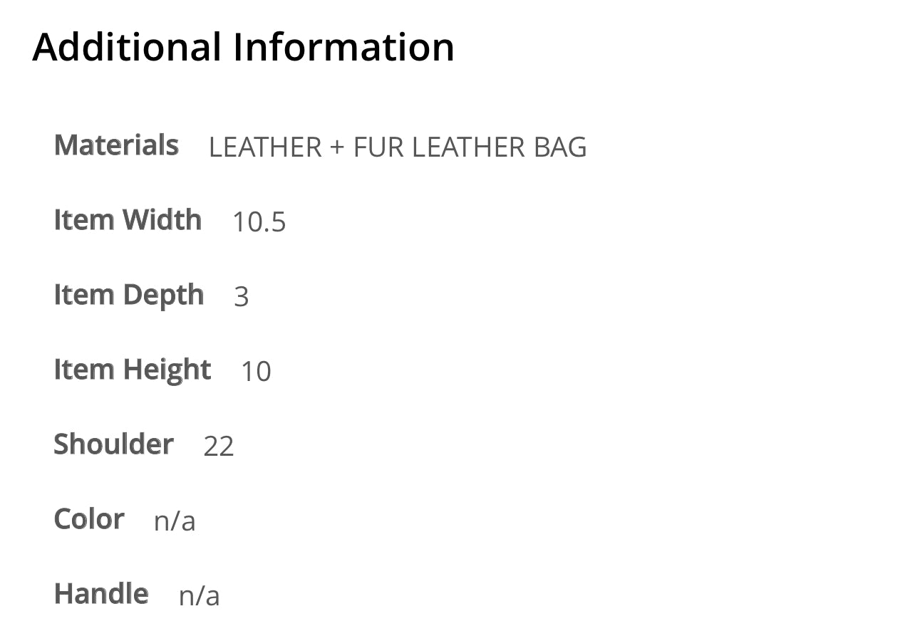 Creation concealed bag