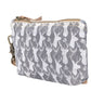 Canvas Deer Wristlet Pouch
